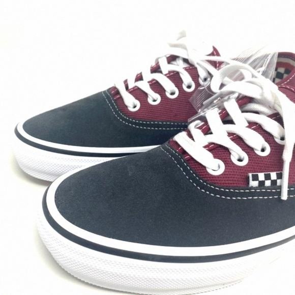 VANS Women’s Black Red Skate Authentic Low Top VN0A5FC8249 Size Casual Canvas - Picture 5 of 10